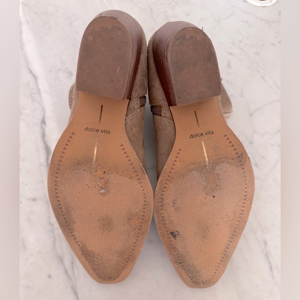 DOLCE VITA Silma Western Booties in Truffle Shade - Picture 15 of 15